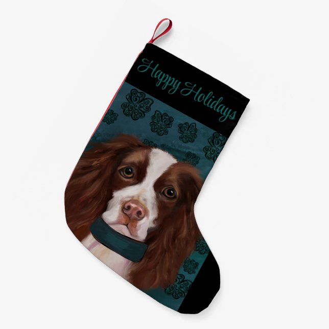 English Springer Spaniel       Small Christmas Stocking (Front (Hanging))