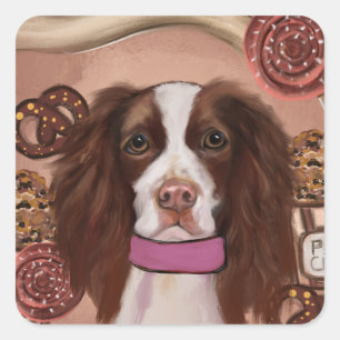 English Springer Spaniel    Square Sticker
