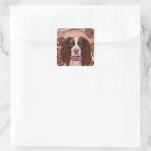 English Springer Spaniel    Square Sticker