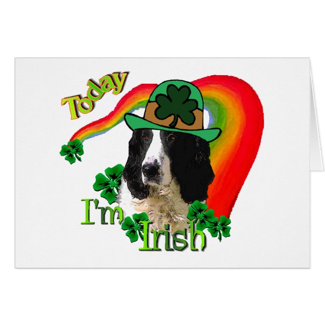 English Springer Spaniel St Pattys (Front Horizontal)