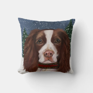 ENGLISH SPRINGER SPANIEL  THROW PILLOW