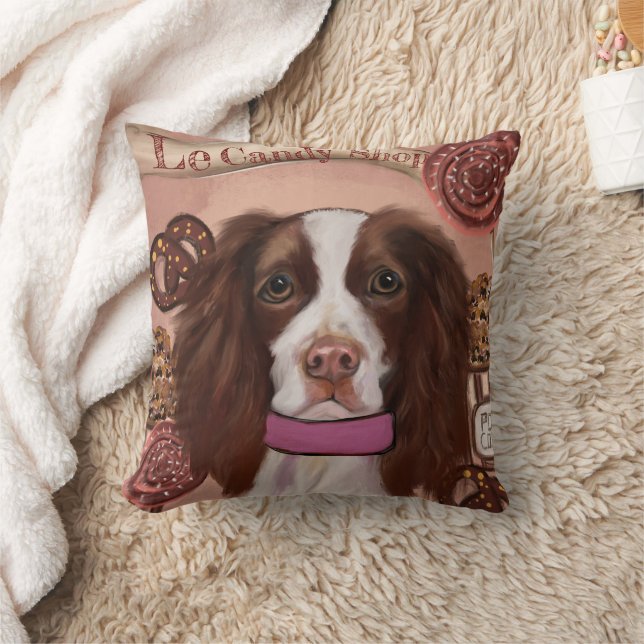 English Springer Spaniel    Throw Pillow (Blanket)
