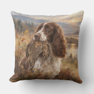 English Springer Spaniel  Throw Pillow