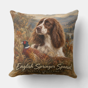 English Springer Spaniel Throw Pillow