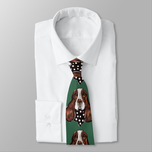 ENGLISH SPRINGER SPANIEL TIE (Tied)