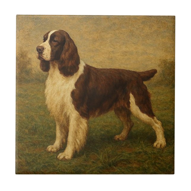 English Springer Spaniel Tile (Front)