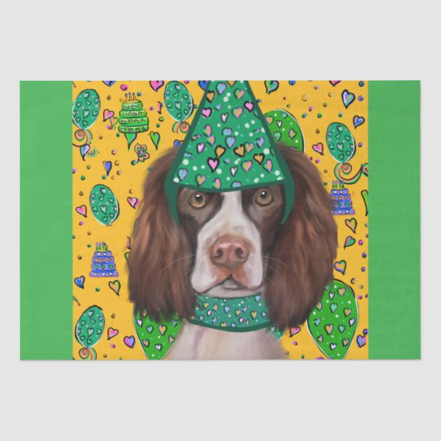 English Springer Spaniel  Tissue Paper (Front)