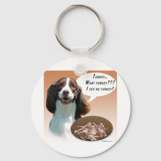 English Springer Spaniel Turkey Keychain
