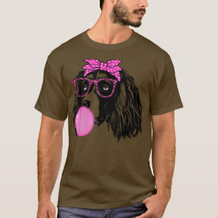 English Springer Spaniel with bubble gum bandana g T-Shirt
