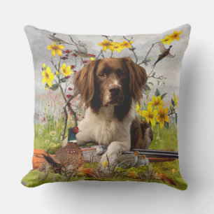 English Springer Spaniels ,Art Throw Pillow