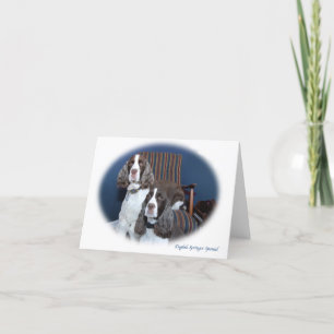 English Springer Spaniels Note Card