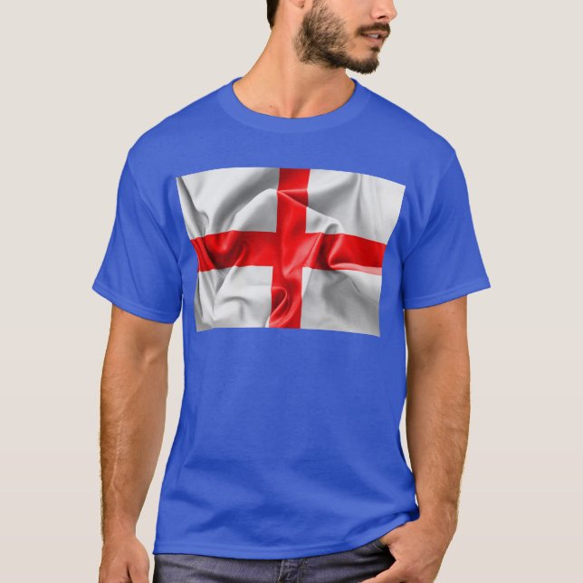 English St Georges Cross Flag T-Shirt (Front)