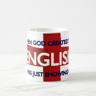 English St George's Day God Created Coffee Mug