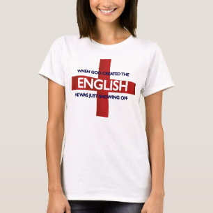 English St George's Day God Created T-Shirt