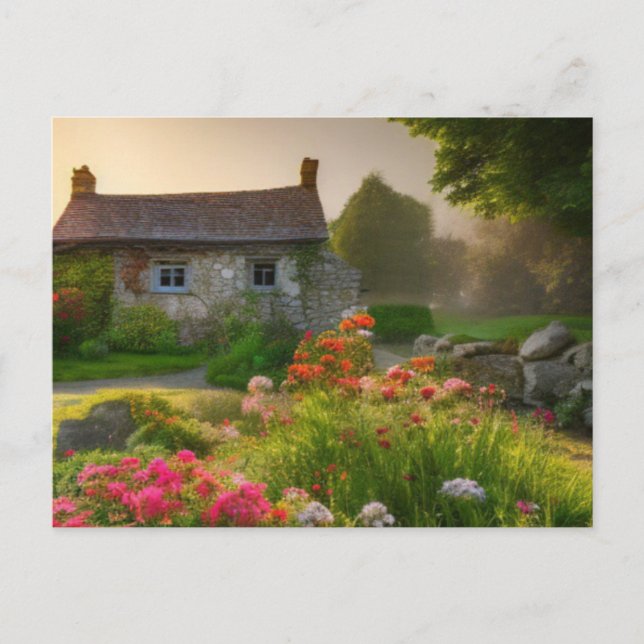 ENGLISH STONE COTTAGE POSTCARDS (Front)