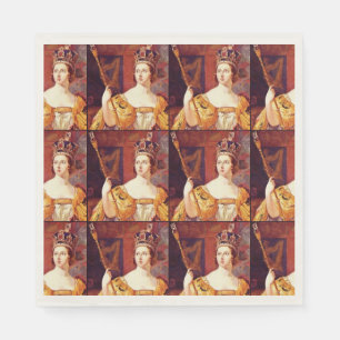English Tea Party Queen Victoria Paper Napkins