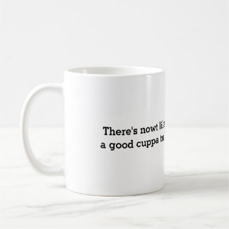 English Tea Saying+British Flag Coffee Mug