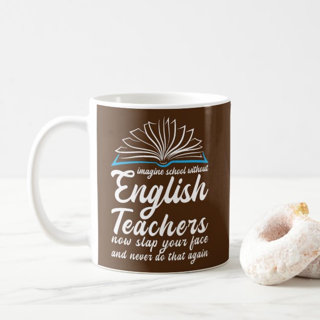 English Teacher  Coffee Mug (With Donut)