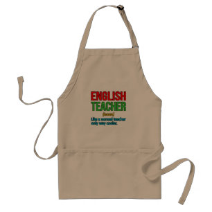 English Teacher Definition Language Grammar Standard Apron