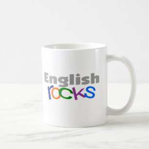 English Teacher "English Rocks" Gifts Coffee Mug