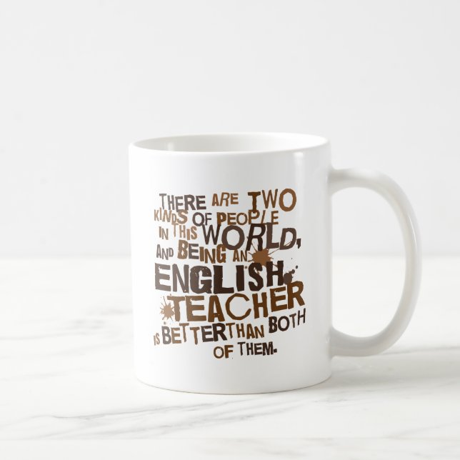 English Teacher Gift Coffee Mug (Right)