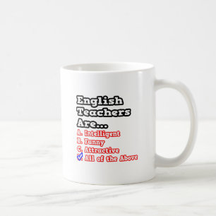 English Teacher Quiz...Joke Coffee Mug
