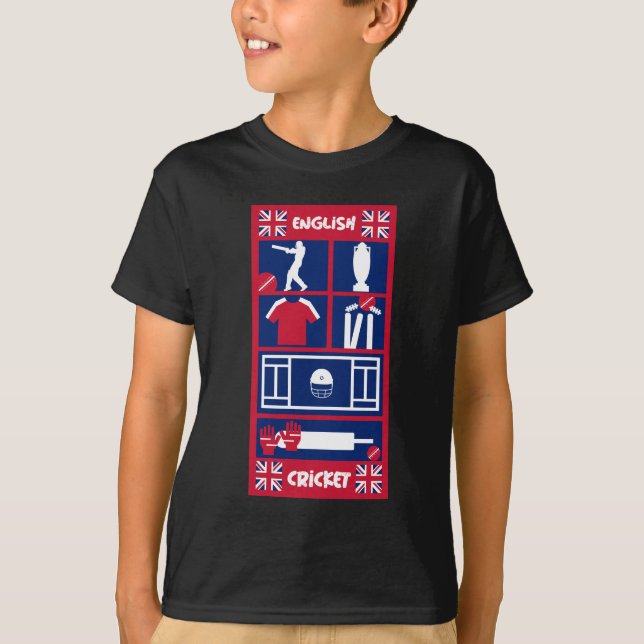 English Test Cricket   T-Shirt (Front)