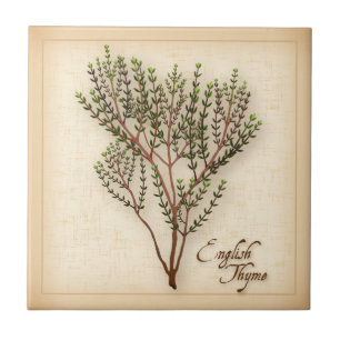 English Thyme Herb Tile