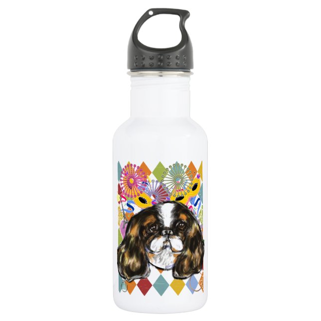 ENGLISH TOY SPANIEL 532 ML WATER BOTTLE (Front)