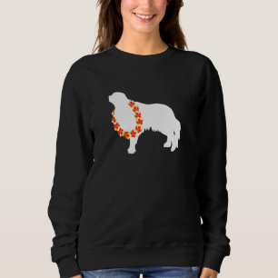 English Toy Spaniel Aloha Hawaiian Lei Dog Sweatshirt