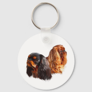 English Toy Spaniel Keychain