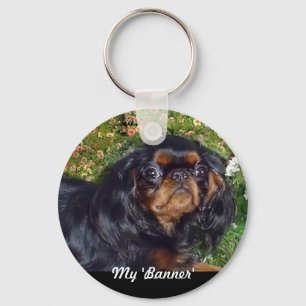 English Toy Spaniel Keychain