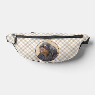 English Toy Spaniel Painting King Charles Dog Art Fanny Pack