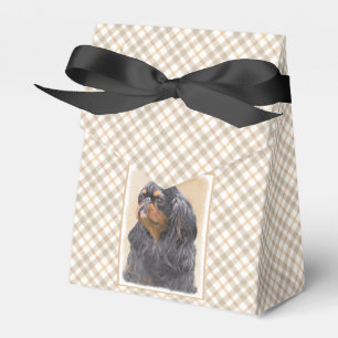 English Toy Spaniel Painting Original Animal Art Favor Box