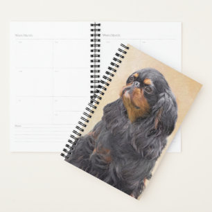 English Toy Spaniel Painting - Original Dog Art Planner