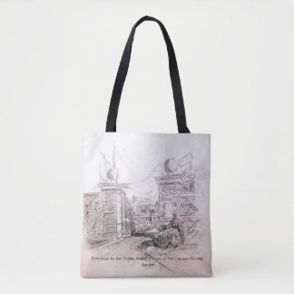 English Walled Garden at the Chicago Botanic Garde Tote Bag