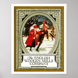 English Woollen Mills Company Poster
