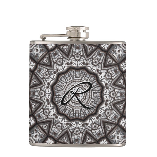 Engraved 3 Wrapped Flask (Front)