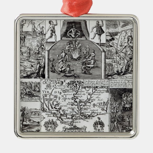 Engraved by Robert Vaughan Metal Ornament (Front)