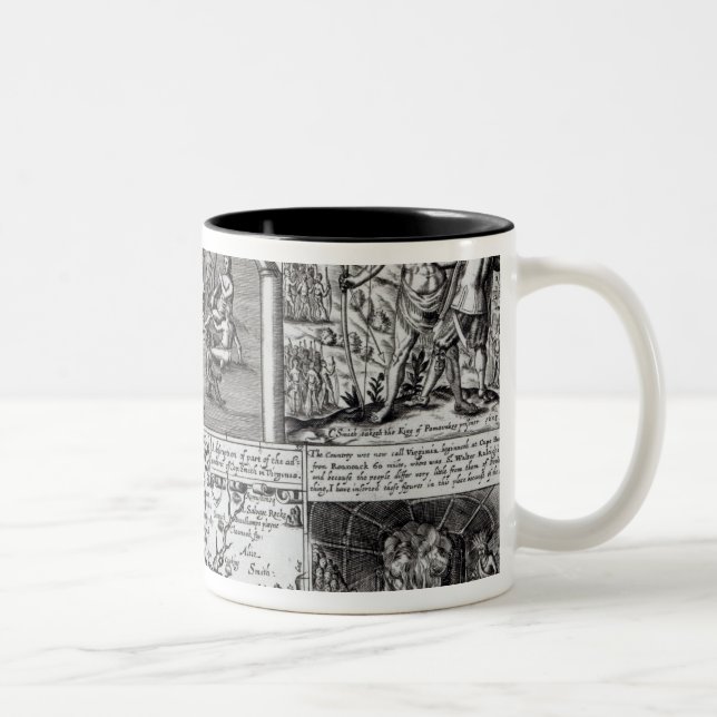 Engraved by Robert Vaughan Two-Tone Coffee Mug (Right)