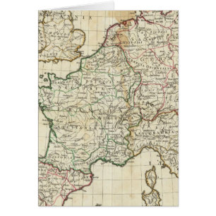 Engraved Map of Europe