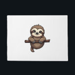 Engraved Sloth Tee Vintage Animal Art (2) Doormat<br><div class="desc">Engraved Sloth Tee Vintage Animal Art (2)</div>