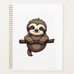 Engraved Sloth Tee Vintage Animal Art (2) Planner
