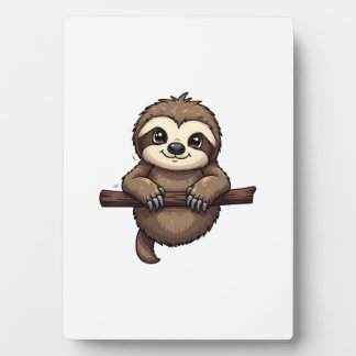 Engraved Sloth Tee Vintage Animal Art (2) Plaque