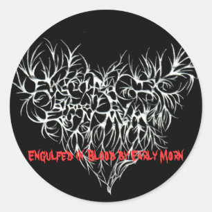 Engulfed (mastered)(1)(limited edition)peg, Eng... Classic Round Sticker