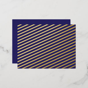 Enhance Your Home Decor with a Stylish Blue Foil Holiday Postcard