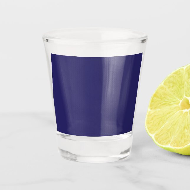 Enhance Your Home Decor with a Stylish Blue  Shot Glass (Front)