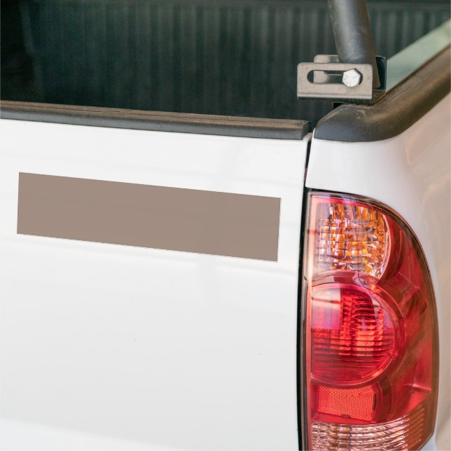 Enhance Your Living Room Style with a Brown  Bumper Sticker (On Truck)