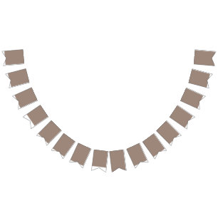 Enhance Your Living Room Style with a Brown  Bunting Flags