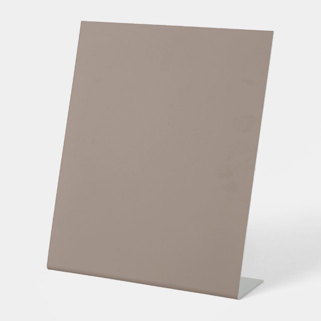 Enhance Your Living Room Style with a Brown  Pedestal Sign (Front)